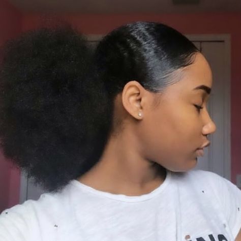 Quick Natural Hair Styles, Beautiful Natural Hair, Slick Back, Natural Hair Beauty, Natural Curls Hairstyles, 4c Hair, Natural Hair Styles Easy, Hair Laid, Penteado Cabelo Curto