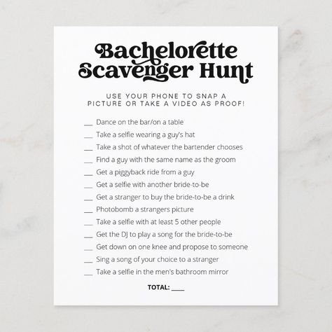 Bachelorette Party Scavenger Hunt, Bachelorette Card, Bachelorette Scavenger Hunt, Bachelorette Game, Charleston Bachelorette, Retro Bachelorette, Bachelorette Planning, Scavenger Hunt Games, Party Edit