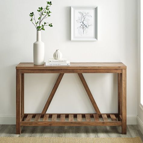 Console Table Wood, Farmhouse Console Table, Walker Edison Furniture, Photo Frame Display, Wayfair Furniture, Wood Console Table, Entry Table, Table Wood, Wood Console