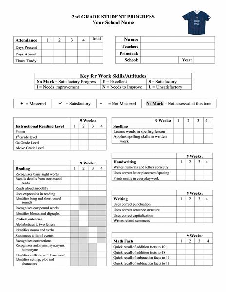 School Progress Report Template (1) | PROFESSIONAL TEMPLATES Student Progress Report Template, Grade Template, Teacher Letters, Grade Book Template, Homeschool Transcripts, School Report Card, Progress Report Template, Seuss Classroom, Report Cards