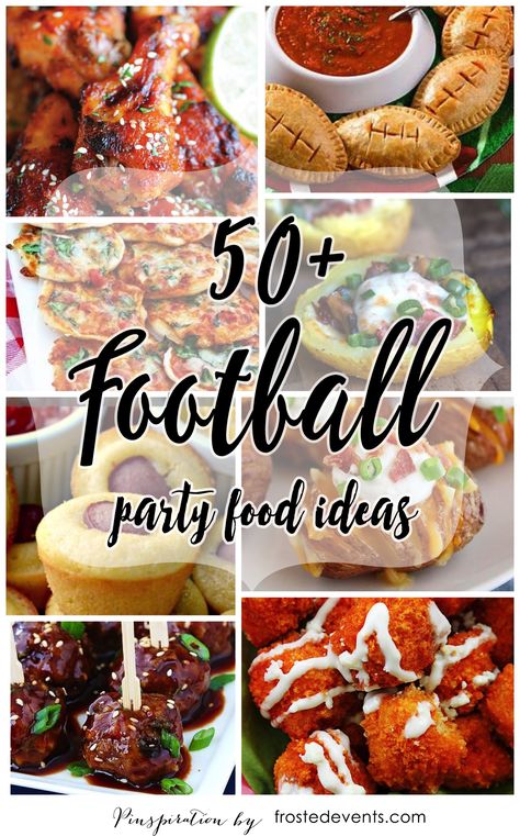 Football Party Food - 50+ Football Recipes for a Winning Game Day Gathering Football Party Recipes, Football Party Menu, Super Bowl Party Menu, Football Party Foods, Football Snacks, Football Party Food, Tailgating Recipes, Homemade Hummus, Party Recipes