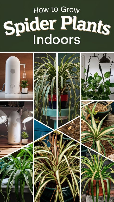 Discover simple care tips to grow beautiful spider plants indoors! 🌿 Learn how to provide the right light, water, and environment for these air-purifying houseplants. With easy propagation methods and low maintenance needs, spider plants are perfect for both beginners and experienced gardeners. 🏡 #SpiderPlantCare #IndoorGardening #SmartPlants #HomeDecor #SmartGardening Spider Plant Care Indoor, Spider Plant Care, Spider Plant Babies, Spider Plant, Right Light, Air Purifying Plants, Light Water, Spider Plants, Potting Soil