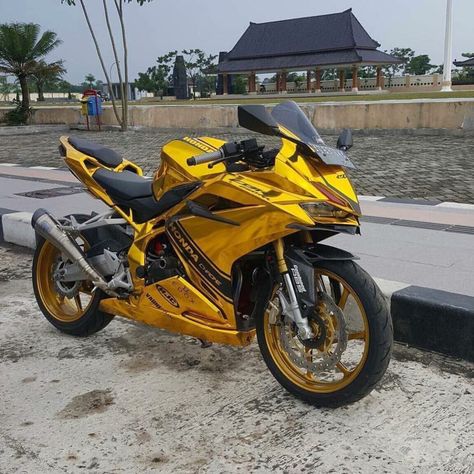 Yellow Motorcycle, Golden Lamborghini, Yellow Motorbike, Gold Motorcycle, Honda Motorcycles Goldwing, Motorbike Photos, Lamborghini Cars, Car Girl, Bike