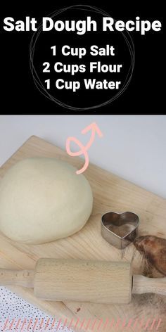 Flour Clay Recipe Salt Dough, Salt Flour Water Clay, How To Make Clay From Flour, Flour And Salt Clay, How To Make Clay Out Of Flour, Flour Salt And Water Dough Recipe, Flour Salt Dough Crafts, Salt Dough Recipe Bake, Salt Dough Clay Recipe