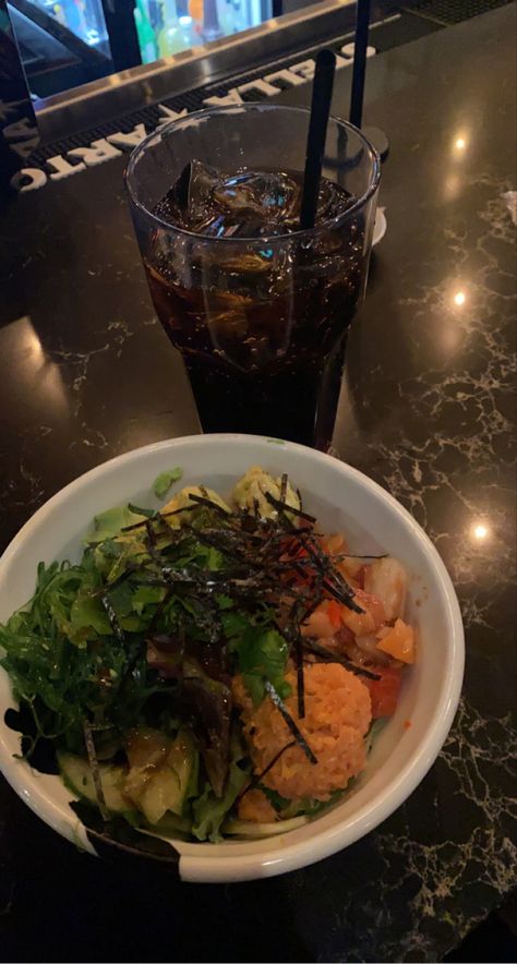 #pokebowl #sushi #athens #atl #atlanta #food #downtowngirl Atl Food, Atlanta Food, Poke Bowl, Athens, Night Life, Atlanta