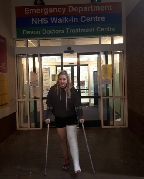 Nothing like been freshly casted and hobbling away on nhs crutches wondering how you have broken your leg again? Broken Leg Cast, Long Leg Cast, Boarding Pass Invitation, Leg Cast, Crutches, Broken Leg, Long Legs, Walk In, Walking