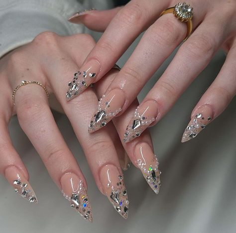 Long Nail Designs Fall, Nail Designs Fall, Image Nails, Wow Nails, Long Nail Designs, Cute Nail Art Designs, Long Nail, Girly Acrylic Nails, Glow Nails