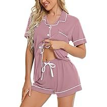 Button Down Pajamas, Sleepwear Women Pajamas, Comfy Pajamas, Pajamas Comfy, Soft Pajamas, Womens Pyjama Sets, Comfy Shorts, Loungewear Set, Pajamas Set