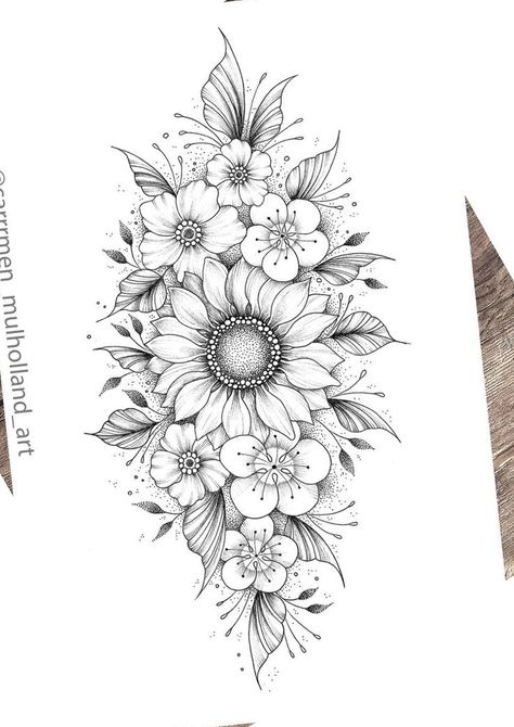 Colour Floral Tattoo Design, Small Tattoos Minimalist, Aura Tattoos, Tattoo Bein Frau, Holiday Tattoo, Flower Leg Tattoos, Tattoo Designs Unique, Tattoos Floral, Tattoos Watercolor