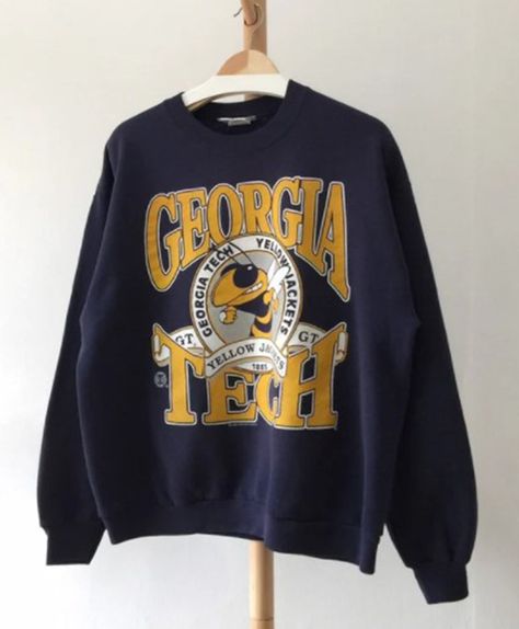 Vintage 1995 Georgia Tech Yellow Jackets University Football Crewneck Sweatshirt, Vintage Sweatshirt, T-shirt, Hoodie Check more at https://dilatan.com/product/vintage-1995-georgia-tech-yellow-jackets-university-football-crewneck-sweatshirt-vintage-sweatshirt-t-shirt-hoodie/ Nba Sweatshirt, Football Crewneck, Georgia Tech Yellow Jackets, Sweatshirt Aesthetic, Yellow Jackets, Vintage College, Aesthetic T Shirts, Yellow Jacket, Sweatshirt Vintage