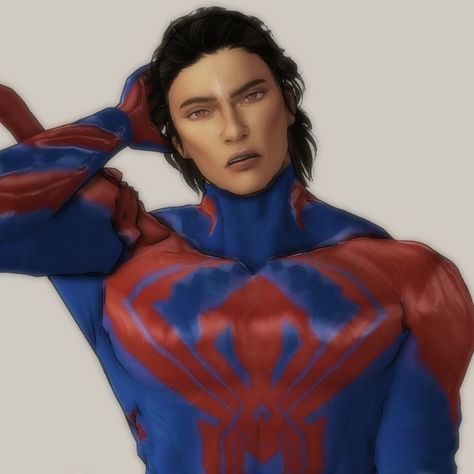 Spider man accross the spider verse the sims 4 Miguel O'hara Sims 4 Cc, Spiderman Sims 4 Cc, Sims 4 Spiderman Cc, Miguel O Hara, The Spider, Miles Morales, Spiderman Art, Sims 4 Cc, Spider Verse