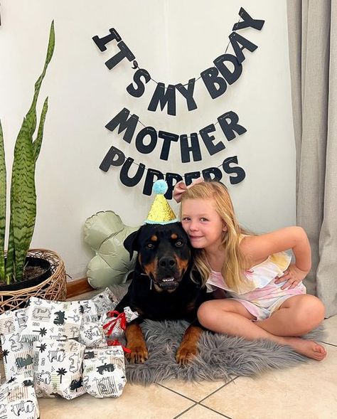 Stylish Paws on Instagram: "HAPPY 1st GOTCHA DAY ZAMBA 🎂   You entered our family as a fluffy tiny tot and you have filled our hearts with more love than we could have imagined so It’s time to celebrate our Zamba bear Mother Puppers ✌️ #zambasgotchaday   #gotchaday #dogbirthday #dogbirthdayparty #dogsarefamily #agirlandherdog #dogsandkids #dogsareagirlsbestfriend #bestiegoals #bestfriendsgoals #doggosdoingthings #doggosbeingdoggos #doglife #rottweiler #rottweilers #rottweilers_of_instagram #rottweilerpuppy #cutepetclub #bestwoof #weratedogs #pawsup #pupflix #pubitypets #rottweilerfamily #fridayrottie" Mother Puppers, Gotcha Day Dog, We Rate Dogs, Puppy Cake, Dog Area, Gotcha Day, Dog Birthday Party, Rottweiler Puppies, Dog Party