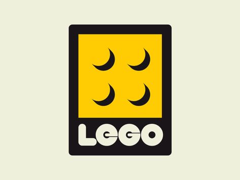 Lego Inspired Graphic Design, Lego Design Graphic, Lego Illustrations, Lego Logo, Graphic Design Text, Rugs Design, Dynamic Logo, Retro Logo Design, Typographic Logo Design