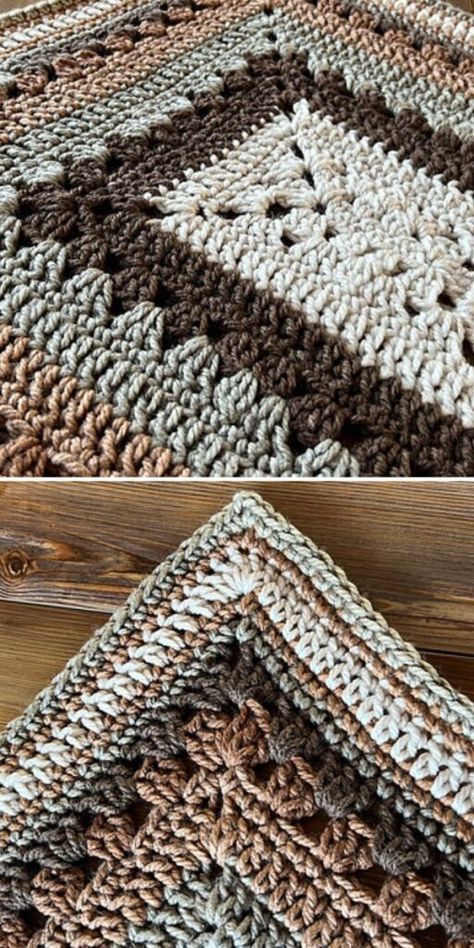 Afgans Crochet Patterns Simple, Crochet Blanket Rectangle, Rectangle Granny Square Pattern Blankets, Heirloom Afghan Crochet Patterns, Dude Blanket Crochet Pattern, Rectangle Crochet Blanket Pattern Free, Textured Afghan Crochet Pattern, Crochet King Size Blanket Pattern Free, Crochet Patterns For Throw Blankets