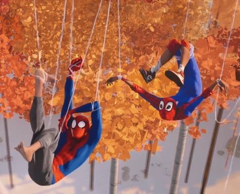 Spiderman Scenes, Into The Spiderverse Wallpaper, Spiderman Scene, Spiderman Multiverse, Spiderverse Wallpaper, Shameik Moore, Spider Man Into The Spiderverse, Spider Man Wallpapers, Peter B Parker