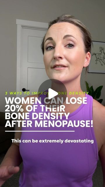 Megan Dahlman on Instagram: "(Type the word TIPS in the comments below 👇 for my free 5-day Jumpstart Tips Guide! I’ll walk you through the most important daily habits to start implementing right away that will dramatically improve your health - So easy!) 

🚨 Did you know women can lose up to 20% of their bone density after menopause?!? Low bone density that eventually leads to OSTEOPENIA and even OSTEOPOROSIS can be prevented. (And even if you already have osteopenia or osteoporosis, you can stop it from progressing and getting worse!) 

Here’s what you need to do for the strongest bones possible:

1️⃣ Strength Train: Pushing and pulling your muscles against resistance makes your bones stronger than anything else. Just begin with bodyweight-only exercises and then gradually build up to l Low Bone Density, Habits To Start, Strong Bones, Pushes And Pulls, Bone Density, Healthy Bones, Stop It, Daily Habits, Body Weight