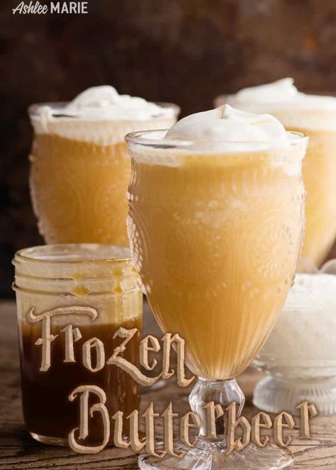 homemade frozen butterbeer recipe Frozen Butter Beer Recipe Harry Potter, Frozen Butterbeer Recipe, Beer Cake Tower, Dip For Beer Bread, Frozen Butterbeer, Harry Potter Watch, Beer Can Cakes, Oven Baked Bread, Harry Potter Butterbeer