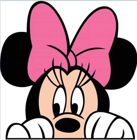 Minnie Mouse Cartoons, Minnie Mouse Drawing, Mouse Paint, Disney Canvas Art, Minnie Mouse Pictures, Minnie Mouse Images, Disney Canvas, Mouse Crafts, Pencil Sketch Images