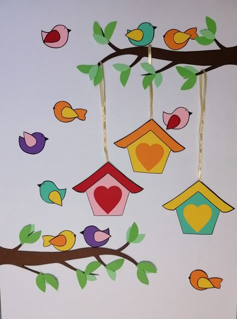 Paper Craft Wall Decoration Ideas, Window Kindergarten Decoration, School Window Decoration Ideas, Classroom Decor Spring, Spring Decorations For Classroom, Classroom Window Decor, Spring Decorations Kindergarten, Spring School Decorations, Classroom Window Decorations