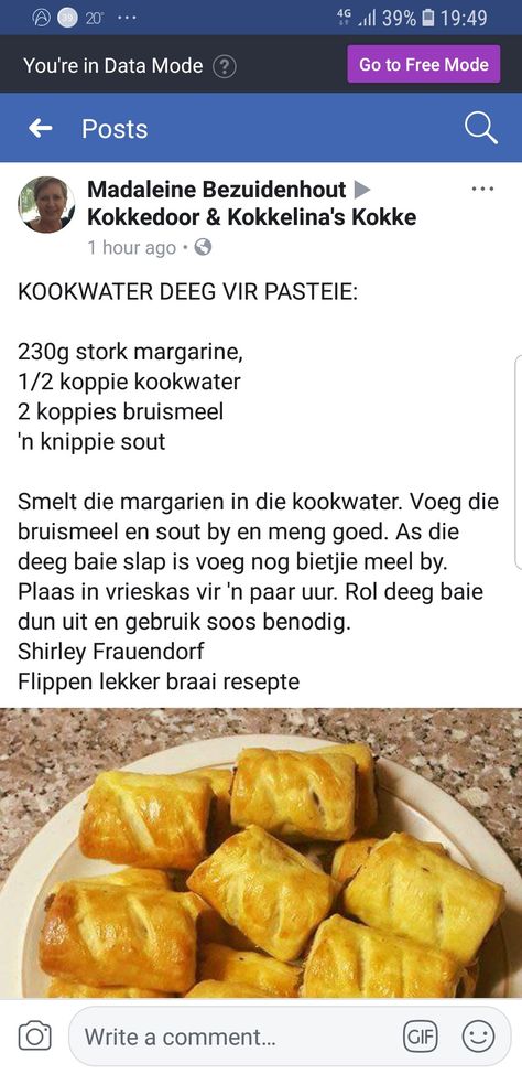 Kookwaterdeeg vir Pasteie Pot Dinners, South African Recipes, Savoury Baking, Salty Snacks, Bread Recipes Homemade, Food Platters, African Food, Savory Snacks, Meat Dishes