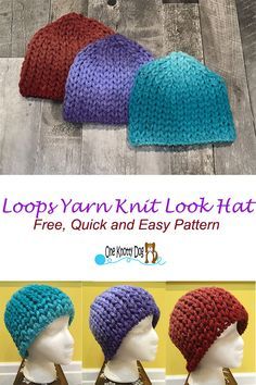 Free Scarf Knitting Patterns, Finger Knit Scarf, Make Your Own Hat, Loopy Yarn, Finger Knitting Projects, Loom Knitting Tutorial, Yarn Tutorials, Loop Stitch, Loom Crochet