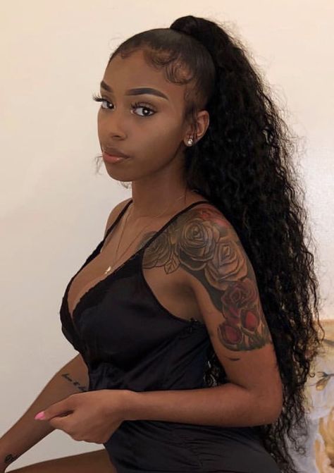 Weave Ponytail Hairstyles, Sleek Ponytail Hairstyles, Weave Ponytail, Black Ponytail Hairstyles, Clip In Ponytail, Hair Ponytail Styles, Sleek Ponytail, Ponytail Styles, Human Hair Lace Wigs