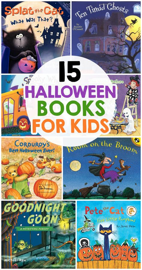 The Best Halloween Books For Kids Best Halloween Books, Halloween Picture Books, Halloween Books For Kids, Halloween Preschool, Coloring Bookmarks, Bookmarks Kids, Halloween Books, Books For Kids, Holiday Books