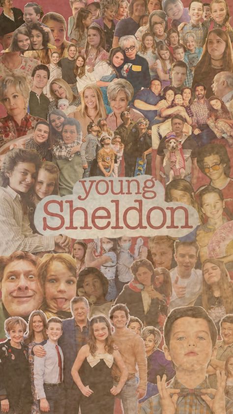 #youngsheldon Young Sheldon Wallpaper Aesthetic, Young Sheldon Poster, Sheldon Wallpaper, Young Sheldon Wallpaper, Missy Cooper, Girly Preppy, Young Sheldon, Fun Wallpaper, Big Bang Theory