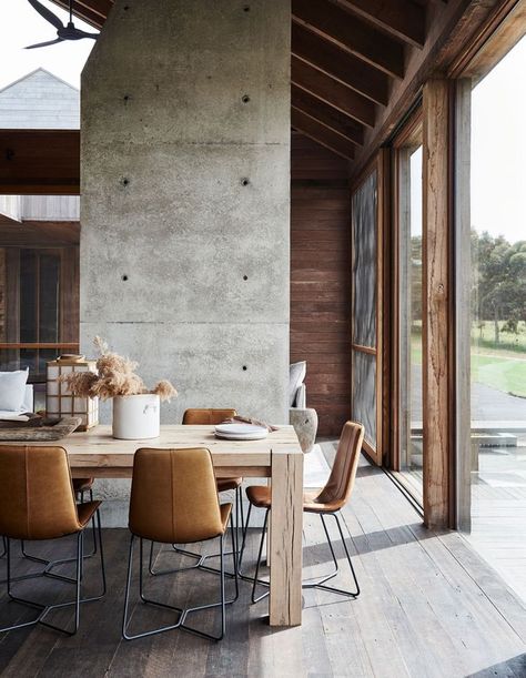 Rural Retreats, Timber House, Modern Country, The Design Files, Rustic Cabin, Rustic Interiors, Interior Projects, Elegant Homes, Architectural Digest