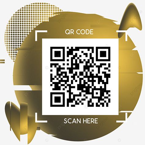 Qr Code Template, Template Png, Gold Circle, Qr Codes, Vintage Frames, Qr Code, Gold Frame, Prints For Sale, Background Design