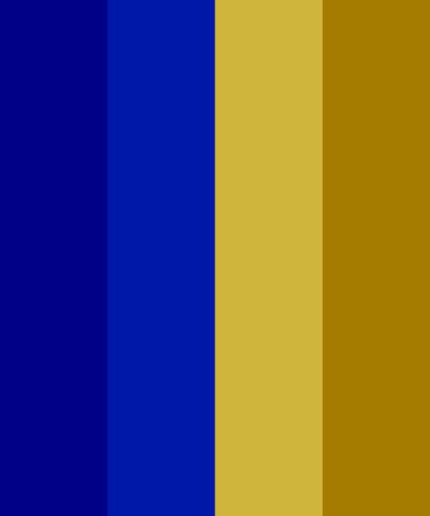 Dark Blue and Gold Color Palette Norman Ives, Royal Colors Palette, Blue And Gold Color Palette, Blue And Gold Color Scheme, Blue Color Pallet, Wedding Color Schemes Blue, Palette Blue, Gold Color Palette, Blue Color Combinations