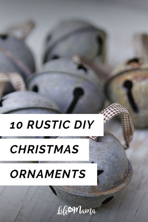 Manly Christmas Ornaments Diy, Handmade Christmas Tree Decorations Diy Ideas, Diy Rustic Ornaments Christmas, Diy Rustic Ornaments, Rustic Christmas Wreaths Diy, Rustic Ornaments Diy, Diy Primitive Christmas Ornaments, Rustic Christmas Decorations Diy, Cb2 Christmas