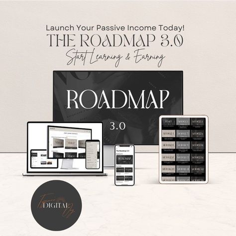 Roadmap 3.0 Digital Marketing, Master Resell Rights (MRR), Passive Income Training, Roadmap to Riches Course, Learn How to Make Money Online Youtube Automation, Office Automation, Social Media Automation, Social Media Training, Business Automation, Email Branding, Digital Marketing Course, Learning Platform, Successful Online Businesses