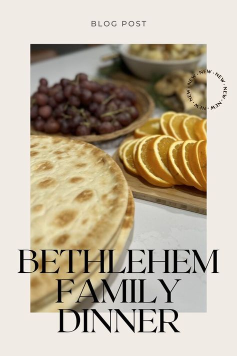 Create a simple, meaningful Bethlehem dinner for Christmas Eve or Christmas! Our easy menu is perfect for starting a new family tradition this holiday season. A Bethlehem dinner offers a unique and memorable way to celebrate, especially with kids. Discover festive, kid-friendly dishes to include in your meal and bring this cherished tradition into your home. Get inspired by our Bethlehem dinner food ideas to make your holiday extra special and fun! Shepherd Dinner Christmas, Shepherds Meal Christmas, Bethlehem Food Ideas, Shepherds Supper Christmas, Christmas Eve Bethlehem Dinner, Bethelem Dinner, Nativity Food Ideas, Shepherds Meal Christmas Eve, Bethlehem Christmas Dinner