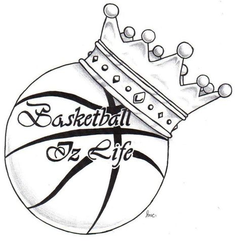 Basketball Logos with crowns Clip Art | Statistics Basketball Doodle, Basketball Painting, Basketball Tattoos, Crown Clip Art, Basketball Drawings, Ball Drawing, Cowgirl Art, Basketball Is Life, Latest Tattoos