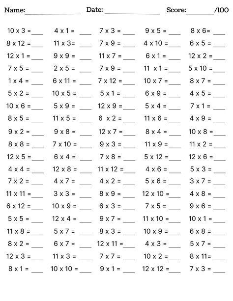 single digit multiplication worksheets 4th Class Maths Worksheet, 5th Grade Math Worksheets Free Printable, 5th Class Maths Worksheets, 3rd Grade Multiplication Worksheets, Christmas Multiplication Worksheets, Math Worksheets For Kids, Times Tables Worksheets, Multiplication Times Tables, Printable Multiplication Worksheets