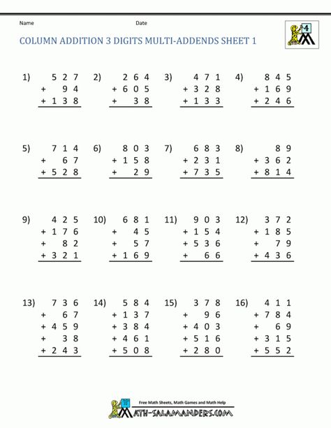 7+ 4Th Grade Addition And Subtraction Worksheets -  -  #4thgradeadditionandsubtractionwordproblemsworksheets #4thgradeadditionandsubtractionworksheets #4thgradefractionadditionandsubtractionworksheets #4thgrademathadditionandsubtractionworksheets #4thgrademathwordproblemsadditionandsubtractionworksheets #4thgrademixedadditionandsubtractionworksheets #additionandsubtractionworksheets4thgradepdf... 4th Grade Multiplication Worksheets, Maths Sums, Math Subtraction Worksheets, Grade 5 Math Worksheets, Worksheet Kindergarten, Worksheet Preschool, Math Practice Worksheets, Math Addition Worksheets, Free Printable Math Worksheets