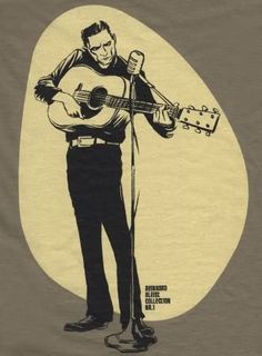 Johnny Cash Tattoo, Johnny Cash Art, John Cash, Johnny Cash Shirt, Johnny Cash June Carter, June Carter, Johnny And June, Country Tattoos, Outlaw Country