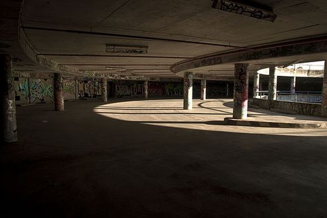 Car Park | Flickr - Photo Sharing! Abandoned Parking Lot, Council Estate, Car Parks, 90s Rave, Abandoned Cars, Old Car, Car Park, Cosplay Ideas, Story Ideas