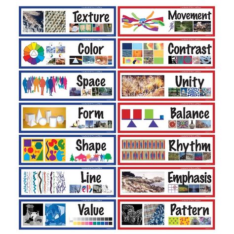 Artroom Organizing, Principle Of Design, Composition Tips, Art Room Posters, Classe D'art, Dada Art, Art Theory, Art Elements, Elements And Principles