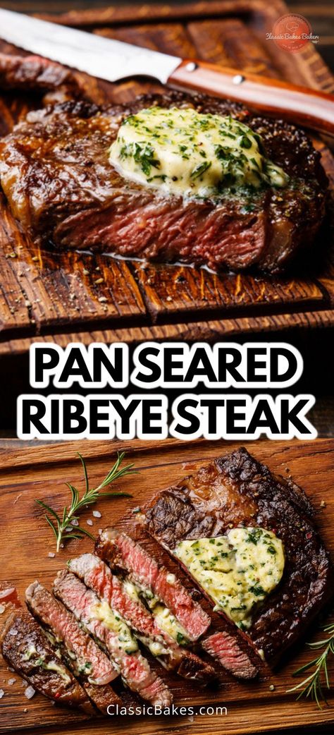 Steak Recipes Pan Seared, Cooking The Best Steak, Breaded Steak, Steak Dinner Recipes, Ribeye Steak Recipes, Cook Steak, Pan Seared Steak, The Best Steak, Grilled Steak Recipes