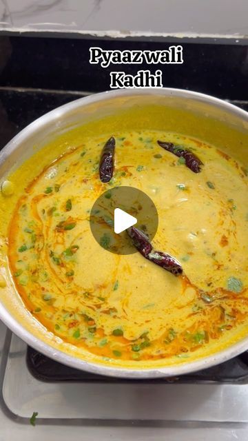 Mahar Mehta on Instagram: "Pyaaz wali kadhi #reels #foodreels #foodie #instareels #foodgram #instafood #food" Punjabi Food Recipes, Punjabi Kadhi Recipe, Kadhi Recipe, Punjabi Style, Punjabi Food, Chaat Recipe, Indian Snack Recipes, Indian Snacks, Indian Recipes