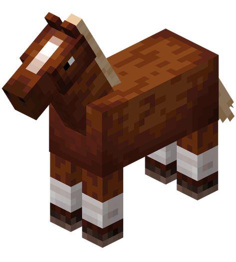 A flaxen chestnut with socks and a stripe. Reminds me of Epona!! Minecraft Llama, Printable Minecraft, Minecraft Horse, Minecraft Comics, Minecraft Pictures, Minecraft Characters, Minecraft Mobs, Minecraft Inspiration, Minecraft Cake