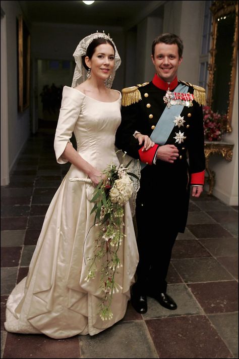 Who Is Princess Mary, the Next Queen of Denmark? | Vogue Mary Of Denmark Wedding, Denmark Wedding, Marie Of Denmark, Kroonprinses Mary, Royal Wedding Gowns, Denmark Royal Family, Mary Donaldson, Princess Marie Of Denmark, Mary Of Denmark