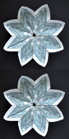 How To Fold Dollar Bills Into Flowers, Dollar Bill Flowers, How To Make Money Flowers, Money Folding Ideas, Money Flowers Diy Dollar Bills, Panikeke Recipe, Dollar Flowers, Aana Decoration, Quotes Positive Aesthetic