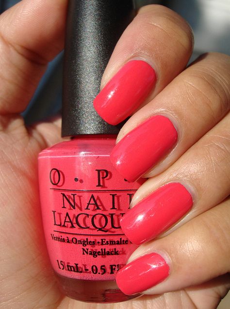 Opi Charged Up Cherry, Spring Nail Polish Colors, Neutral Nail Polish, Opi Gel Nails, Toenail Designs, Opi Nail Colors, Nude Nail Polish, Awesome Nails, Happy Nails