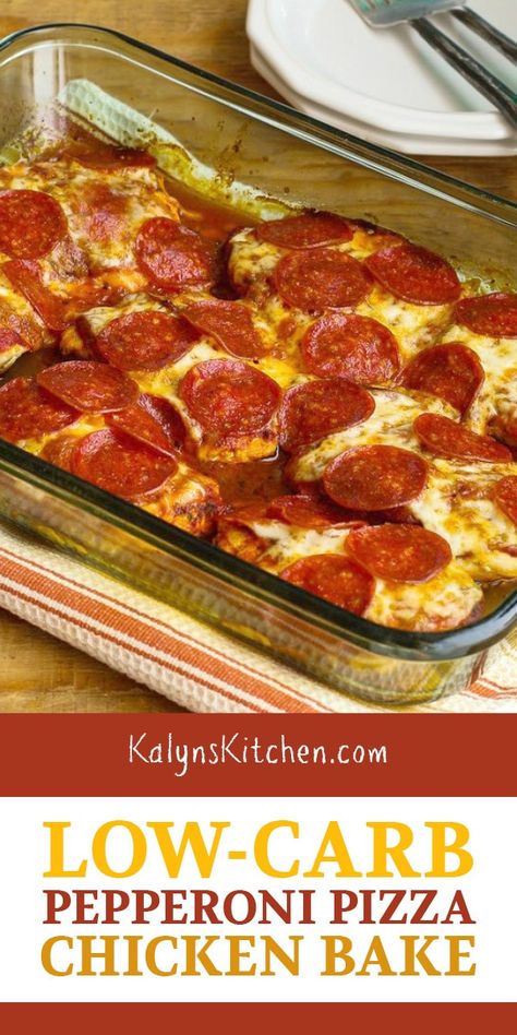 Pepperoni Pizza Chicken, Pizza Chicken Bake, Pizza Chicken, Deep Cleaning Hacks, Low Carb Low Fat Recipes, Chicken Bake, Low Carb Low Sugar, Low Carb Diet Recipes, Healthy Low Carb Recipes