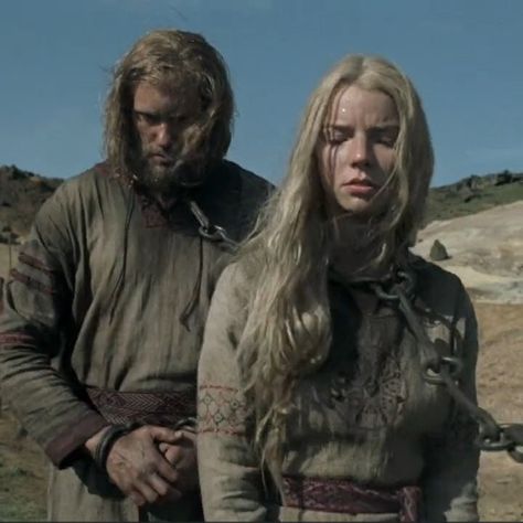 Anya Taylor Joy Period Drama, The Northman Anya Taylor Joy, Anya Taylor Joy The Northman Gif, Anya Taylor Joy Northman, Anya Taylor Joy The Northman, The Northman Movie, Viking Painting, Ancient Slavs, Medieval Maiden