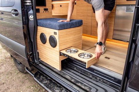 Rv Interiors, Customised Vans, Tan Vans, Lake House Food, Campervan Ideas, Camping Shop, Camping Van, Lake House Food Ideas, Expedition Portal