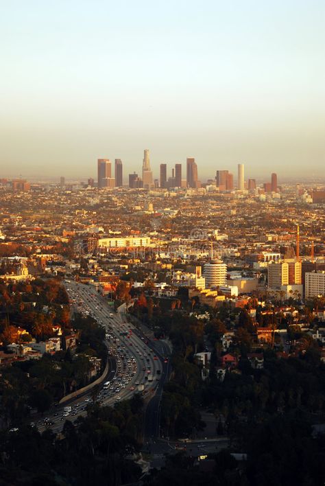 Los Angeles Freeway, Los Angeles Sunset, Urban Fantasy, California Travel, Aerial View, San Francisco Skyline, West Coast, Stock Images Free, Typography